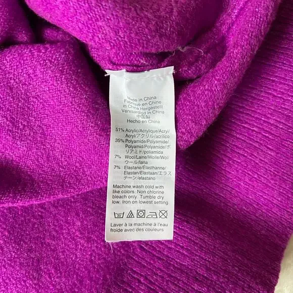 J. Crew Purple Crew-Neck Sweater Size Small - Picture 5 of 5